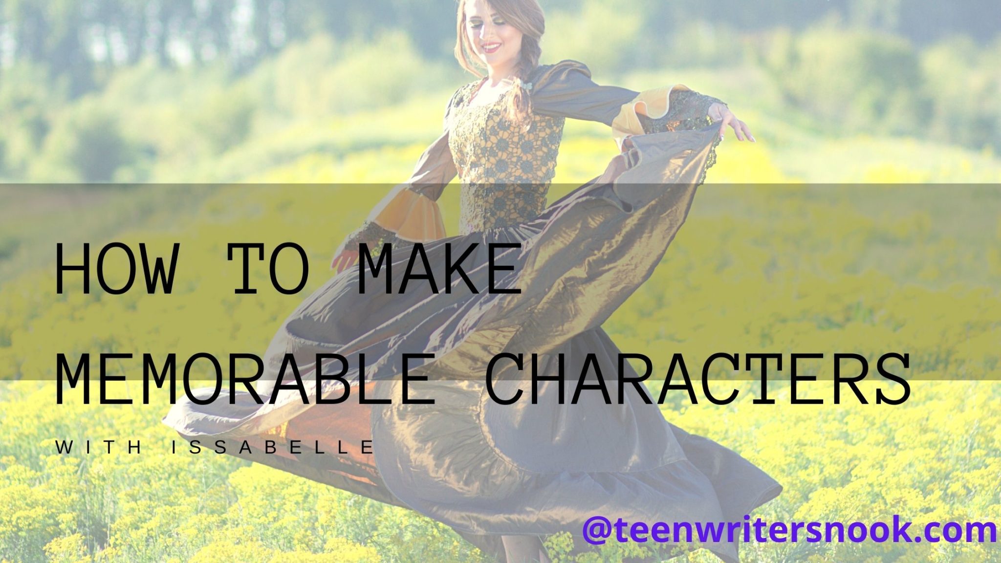 How to Make Memorable Characters Part Five: My Attempt at Character ...
